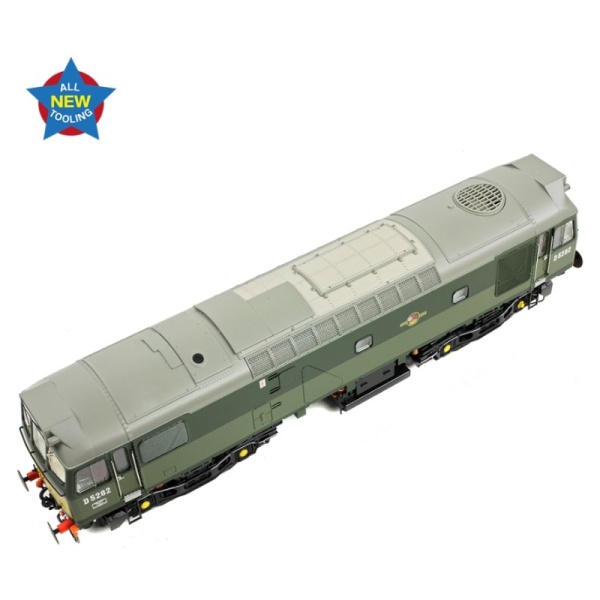 Bachmann 32-341 Class 25/2 D5282 in BR Two Tone Green livery with Small Yellow Panel Diesel Locomotive